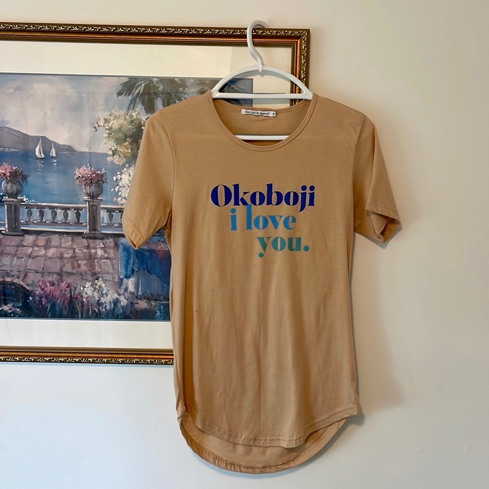 Okoboji I love you shirt